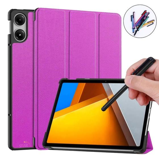 Imagem de Capa Sintética Para Xiaomi Poco Pad 12.1+ Caneta Touch