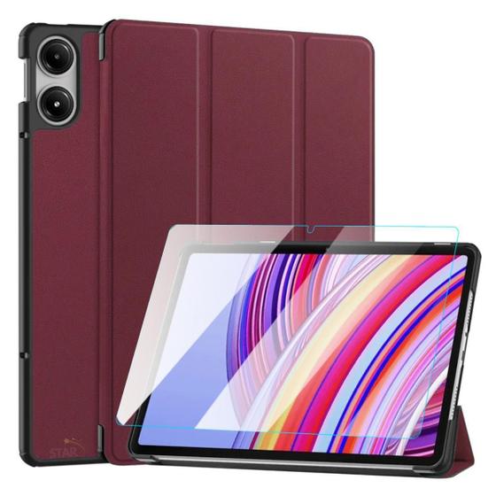 Imagem de Capa Sintética Para Xiaomi Redmi Pad Pro 12.1 + Vidro