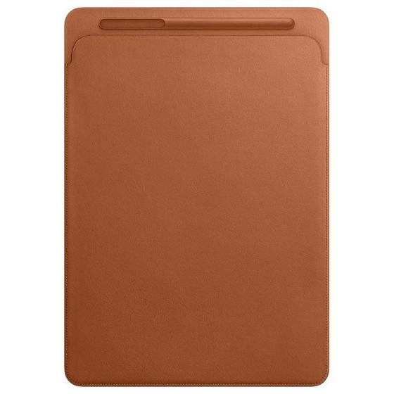 Imagem de Capa Sleeve para iPad Pro 12,9” Apple, Couro Castanho - MQ0Q2ZM/A