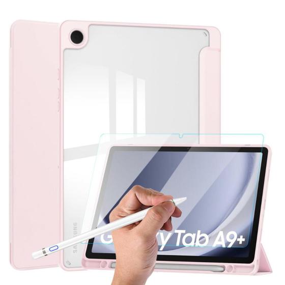 Imagem de Capa Slot + Caneta + Vidro Para Tablet Samsung A9+ 11 X210