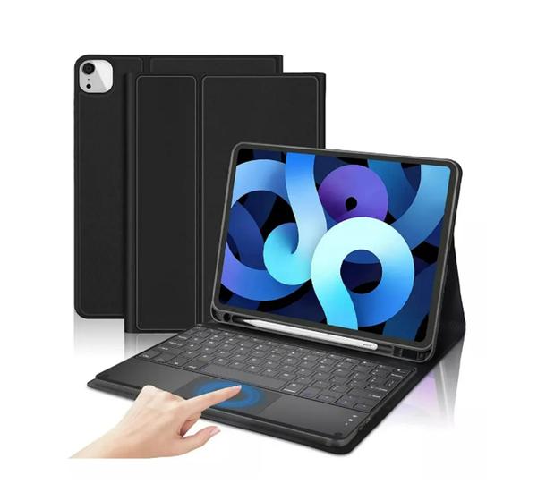 Capa Smart Com Teclado Bluetooth TouchPad Para Tablet Galaxy S9 Fe+ 12.4 Menor preço em Capa Smart Com Teclado Bluetooth TouchPad Para Tablet Galaxy S9 Fe+ 12.4