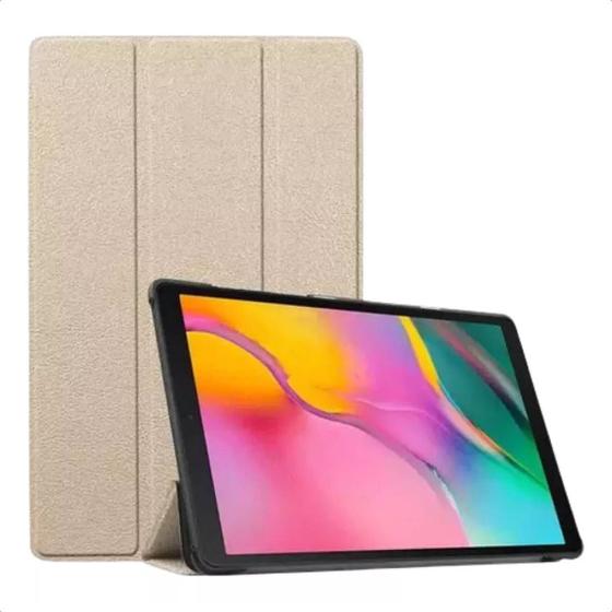 Imagem de Capa Smart Compatível Para Galaxy A7 Life Dourada T220 e T225