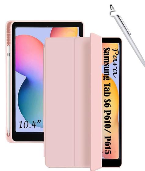 Imagem de Capa Smart De Tablet Para Samsung P615 Tab S6 Lite+ Película