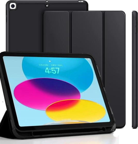 Imagem de Capa Smart Flip Para Apple iPad 9ª 8ª 7ª Geração 10.2 Polegadas Com Suporte para Caneta