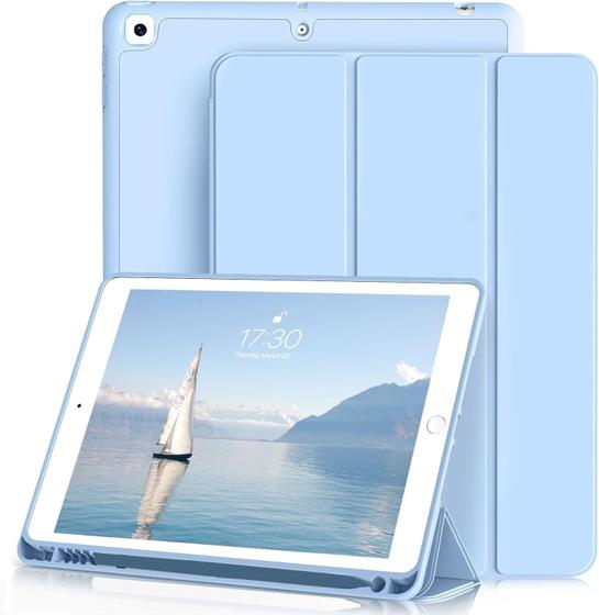 Imagem de Capa Smart Flip Para Apple iPad 9ª 8ª 7ª Geração 10.2 Polegadas Com Suporte para Caneta