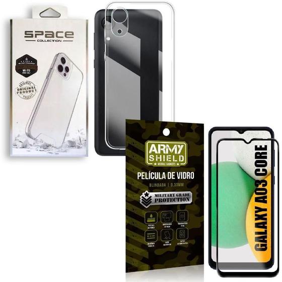 Imagem de Capa Space Collection A03 Core + Película 3D Armyshield