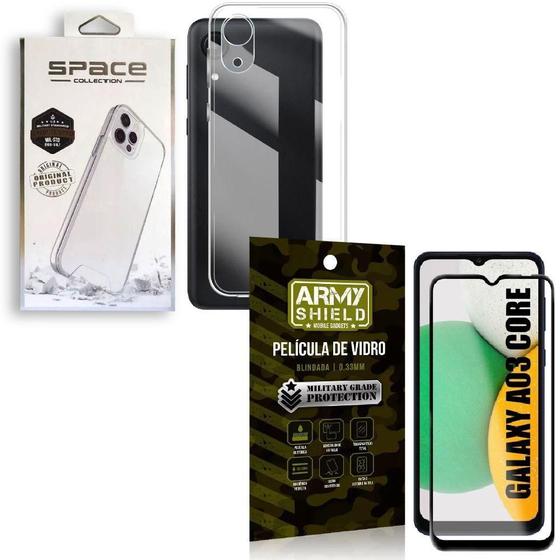 Imagem de Capa Space Collection A03 Core + Película 3D Armyshield