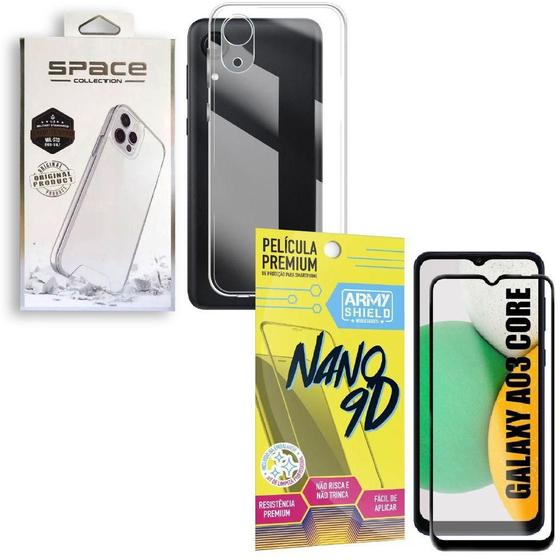 Imagem de Capa Space Collection A03 Core + Película Nano 9D Armyshield