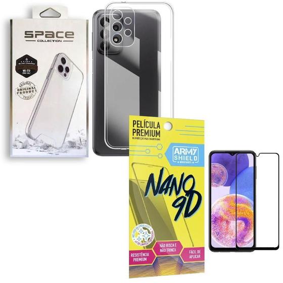 Imagem de Capa Space Collection A23 4G + Película Nano 9D Armyshield