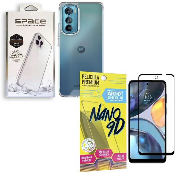 Imagem de Capa Space Collection Moto G22 + Película Nano 9D Armyshield