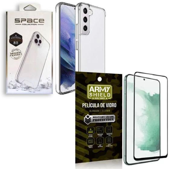 Imagem de Capa Space Collection S22 Plus + Película 3D Armyshield