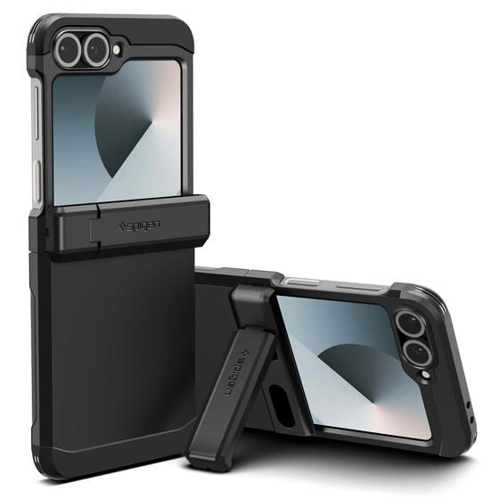 Imagem de Capa Spigen Tough Armor Pro para Galaxy Z Flip 6 com suporte