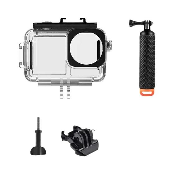 Imagem de Capa Subaquática à Prova D'Água para DJI Osmo Action 4 - Mergulho até 40m