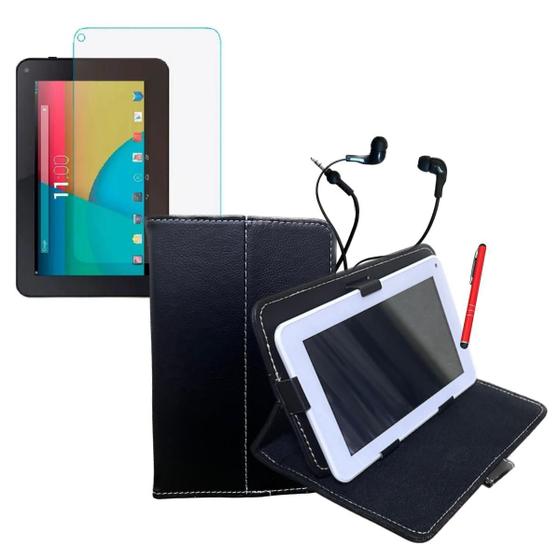 Imagem de Capa Suporte + Película Fone + Caneta p/ Tablet M7s Go M7 WIFI Nb355 Multilaser