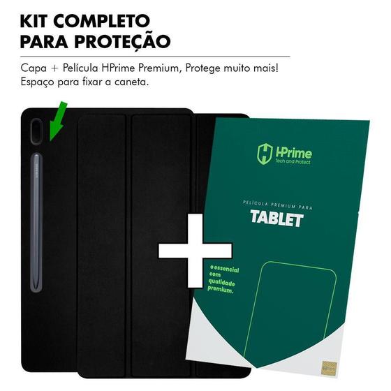 Imagem de Capa Tab S7 Fe Case Smart+ Pelicula Hprime - Preta