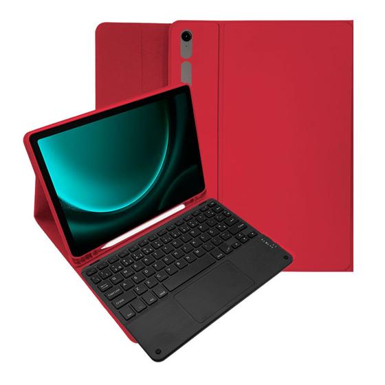 Imagem de Capa Tab S9 Fe 10.9 Polegadas Case Smart com Teclado e Touchpad Anti Impacto Premium