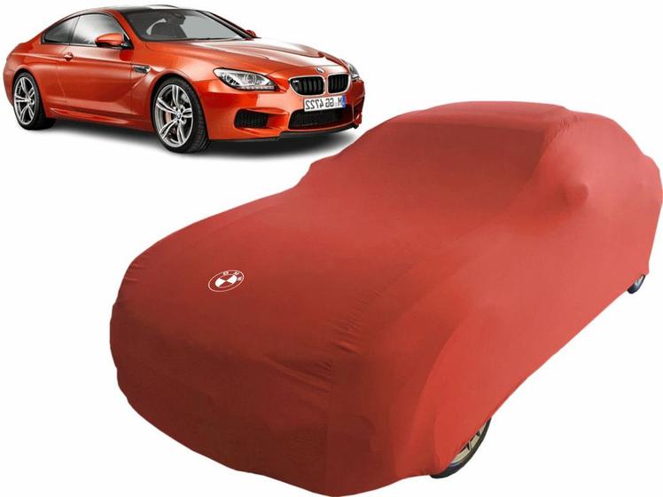 Imagem de Capa Tecido Lycra Proteção Carro Bmw Sedan M6 Luxo