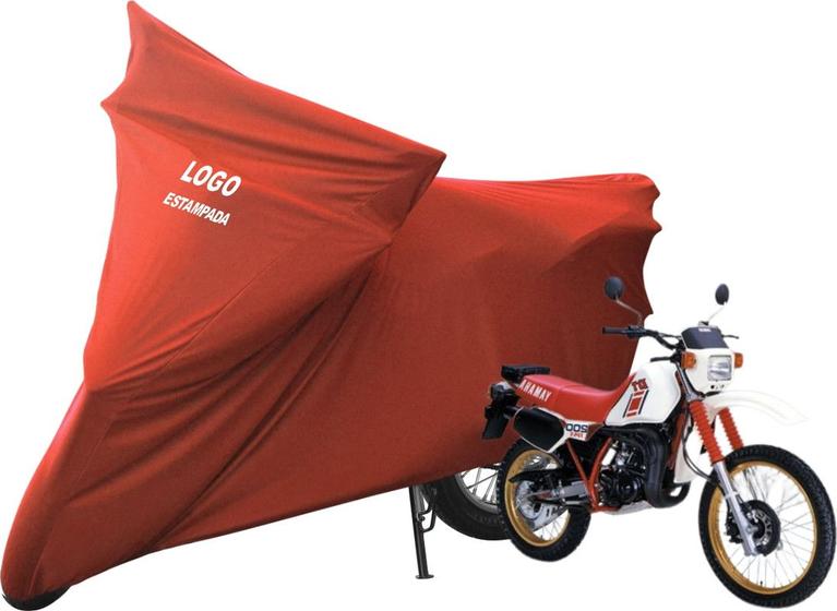 Imagem de Capa Tecido Para Cobrir Moto Yamaha DT 200 Com Elasticidade