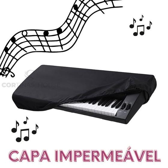 Imagem de CAPA TECLADO 5/8 YAMAHA/KORG/ROLAND material sintético LUXO SOBREPOR