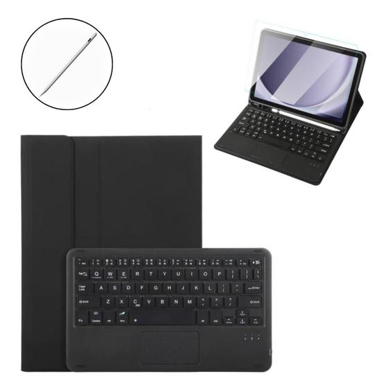 Imagem de Capa Teclado + Caneta + Vidro Para Tab Samsung A9+ 11 X210