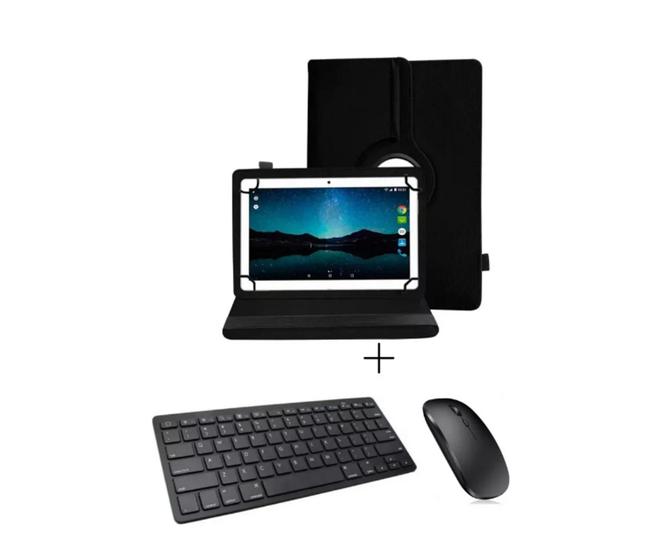 Imagem de Capa + Teclado E Mouse Bluetooth Para Tablet Positivo T770f