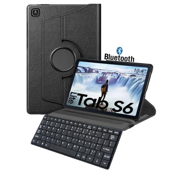 Capa + Teclado Para Samsung Tab S6 Lite Sm-P610 P615 10.4" Menor preço em Capa + Teclado Para Samsung Tab S6 Lite Sm-P610 P615 10.4"