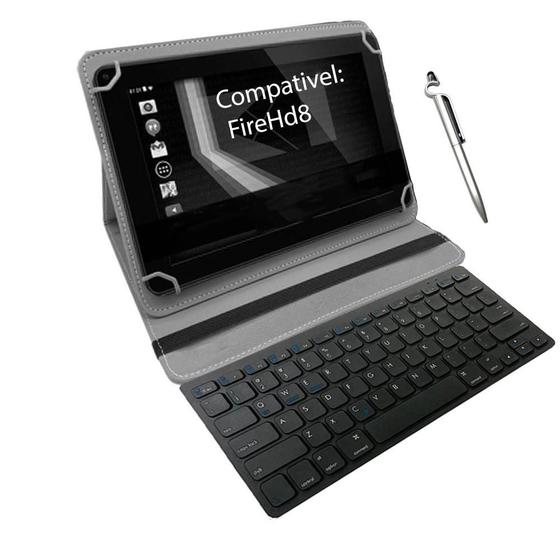 Imagem de Capa Teclado Para Tablet Amazon Kindle Fire Hd8 2020 10 Ger