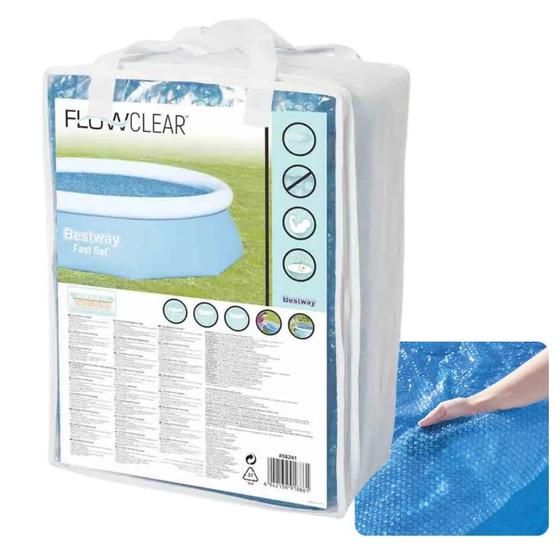 Imagem de Capa Termica Flutuante Ideal para Piscina com 3.05 Mts Diametro Bestway