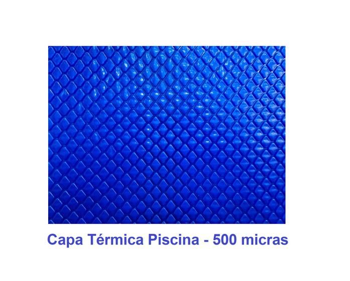 Imagem de Capa Térmica Piscina 4,00 x 2,00 - 500 Micras - Capa bolha 4x2 - Lona térmica 4x2