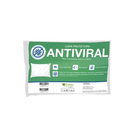 Imagem de Capa Theva Antiviral Infantil Fácil de Lavar 30x40cm