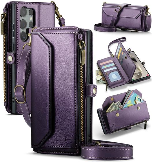 Imagem de Capa tipo carteira crossbody Strapurs Samsung Galaxy S24 Ultra