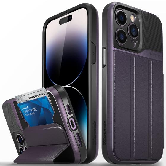 Imagem de Capa tipo carteira VENA Commute para Apple iPhone 14 Pro Max 6,7"