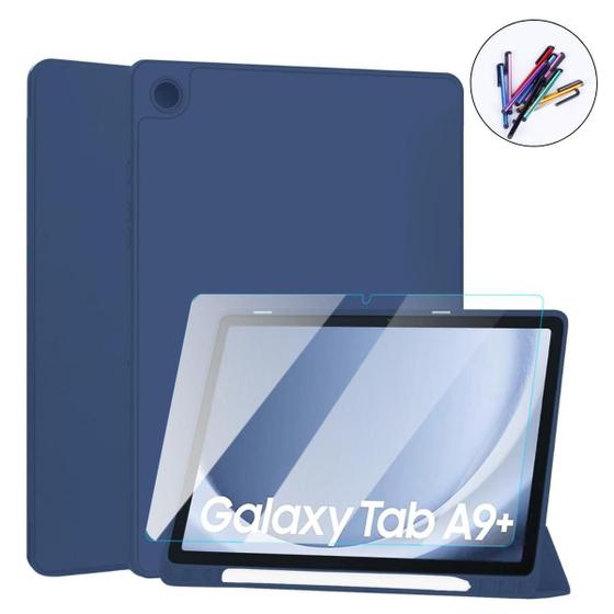 Imagem de Capa Tpu + Película + Caneta Para Tablet Samsung A9+ 11 X210