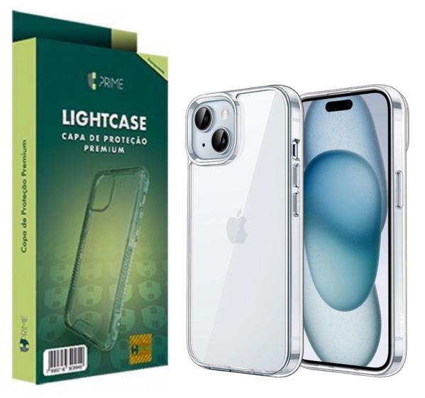 Capa TPU Protetora Hprime Lightcase Apple iPhone 15 Menor preço em Capa TPU Protetora Hprime Lightcase Apple iPhone 15