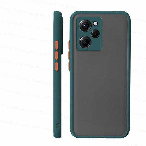 Custodia Kwmobile Per Xiaomi Poco X5 Pro 5G | Silicone TPU Effetto Metallizzato, Antiscivolo, Ultra Sottile E Leggera, Bordi Rialzati