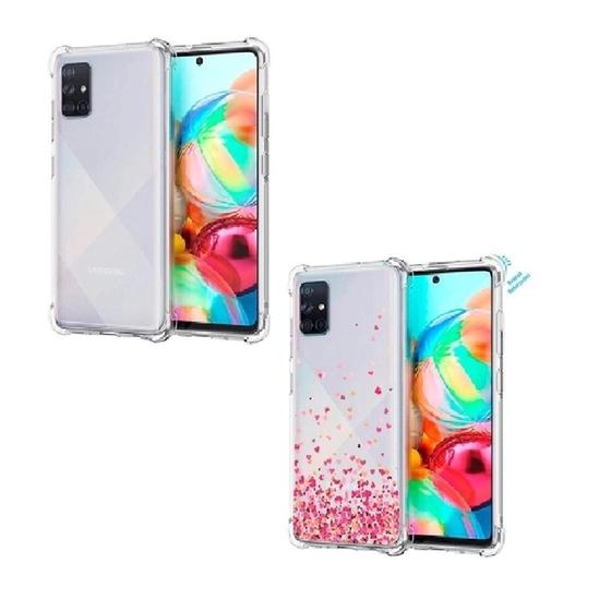 Imagem de Capa Transparente + Capa Coração + Película de Vidro 3D Compativel Com Galaxy S20 Fe