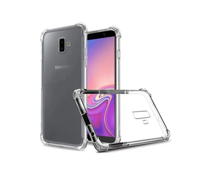 Imagem de Capa Transparente Capinha Anti Shock para Samsung Galaxy J6 Plus +  Película de Vidro Temperado