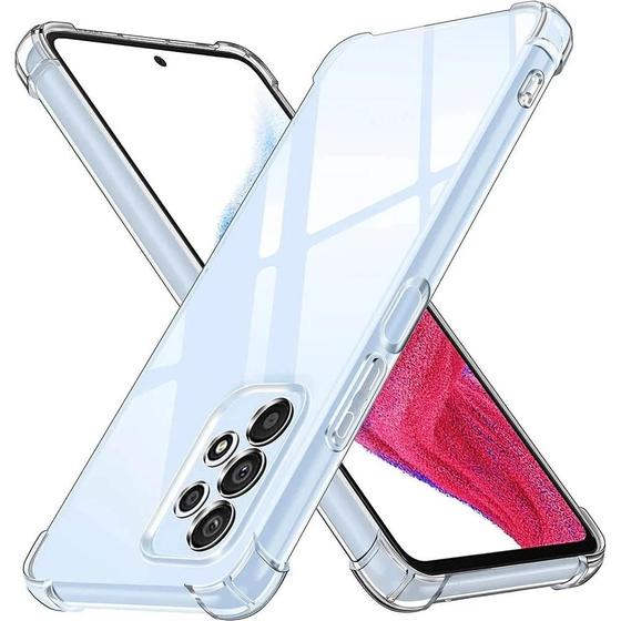 Imagem de Capa Transparente Luxuosa e Anti-Choque para Samsung A52, A72, A53, A73, A33, A13, A24 e A34