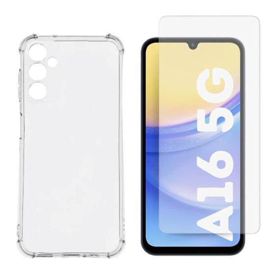 Imagem de Capa Transparente + Película De Hidrogel Para Samsung A16 5G