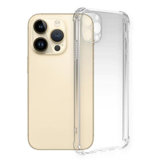 Imagem de Capa Transparente Silicone Compatível com iPhone 14/ 14 Plus/ 14 PRO e 14 PRO MAX Resistente Ant Impacto 