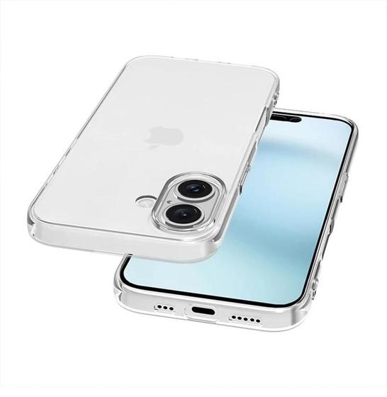 Imagem de Capa Transparente Ultrafina de Silicone TPU para iPhone 16 Pro Max