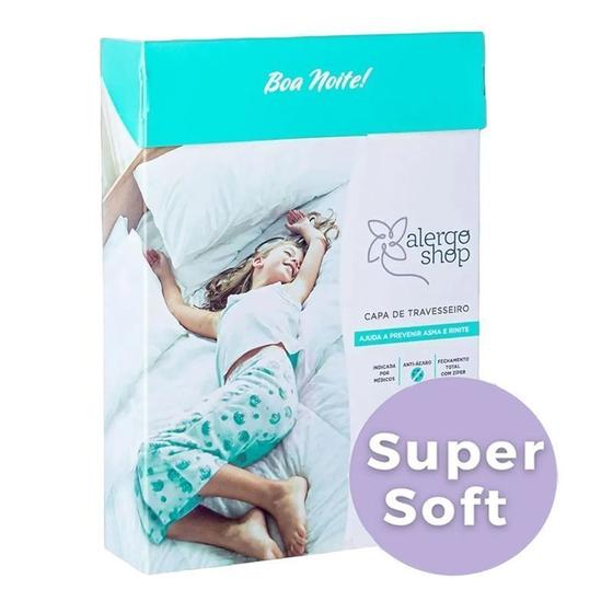 Capa Travesseiro Antiácaro Adulto Super Soft Alergoshop Menor preço em Capa Travesseiro Antiácaro Adulto Super Soft Alergoshop