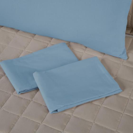 Imagem de Capa travesseiro de corpo fronha para xuxão em Algodão 180 fios percal com ziper 1,60 x 50cm varias cores