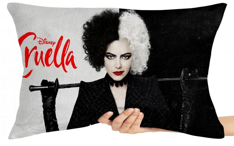 Imagem de Capa Travesseiro fronha com ziper 50x70  Cruella emma