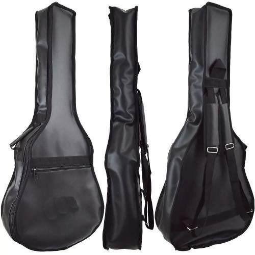 Capa Ultra Resistente Para Violão Folk Carbon Menor preço em Capa Ultra Resistente Para Violão Folk Carbon