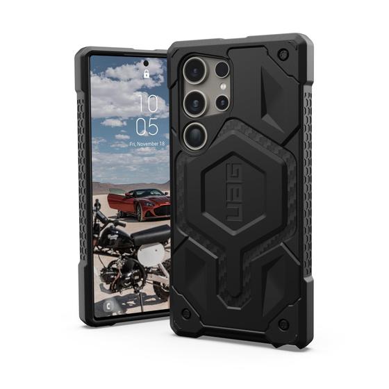 Imagem de Capa URBAN ARMOR GEAR UAG Monarch em fibra de carbono Samsung S24