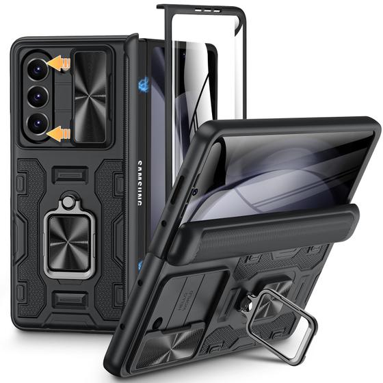 Imagem de Capa VEGO para Samsung Galaxy Z Fold 5 com Capa de Câmera Deslizante