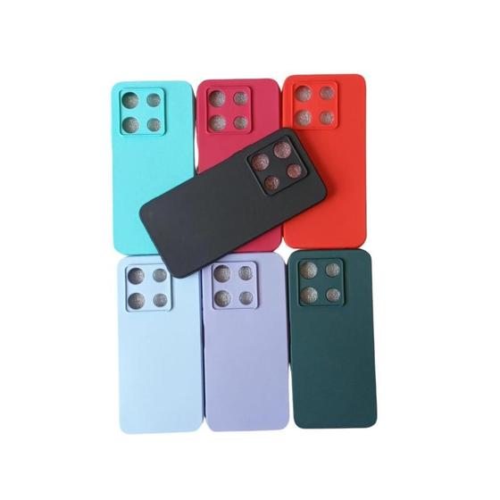 Capa Veludo p/ Infinix Note 30 Pro Preto + Película - Dsitrbuidora Brita Imagem de Capa Veludo p/ Infinix Note 30 Pro Preto + Película
