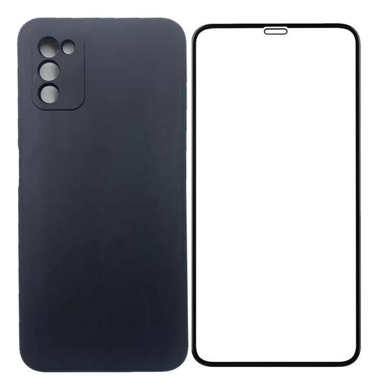 Imagem de Capa Veludo Preto Compatível Galaxy M54+Pelicula Vidro 3D