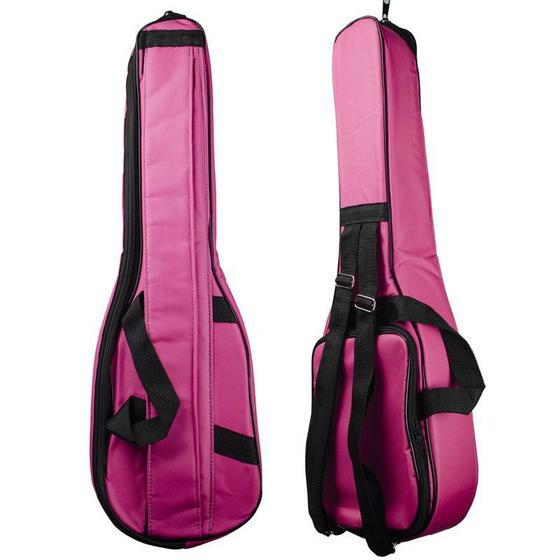 Capa Violino Tarttan Bag Extra Luxo Rosa 3/4 Cases e Bags para